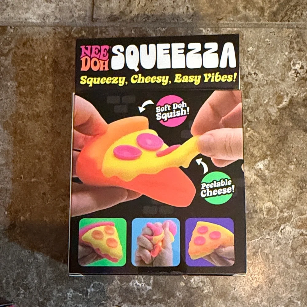 NeeDoh Lot. Squeezza, Comor Change (pink), Nice-Sicle, Glitter & Glow, Fuzz Ball